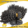 Gros vigin extension de cheveux humains, 5A malaisienne kinky cheveux bouclés weave